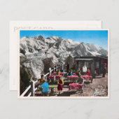 Carte postale vintage Alpes suisses (Devant / Derrière)