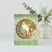 Carte Postale Vintage Alphonse Mucha Laurel GalleryHD (Debout devant)