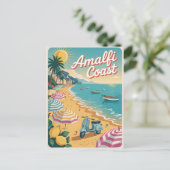 Carte postale vintage Amalfi Coast (Debout devant)
