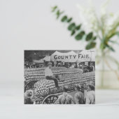 Carte postale vintage American County Fair (Debout devant)