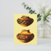 Carte Postale Vintage Amérindien Hopi Southwestern Art (Debout devant)