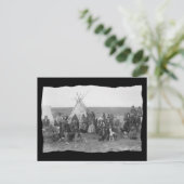 Carte Postale Vintage Amérindien Paiute (Debout devant)