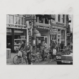 Carte Postale Vintage Amsterdam Holland Bikers
