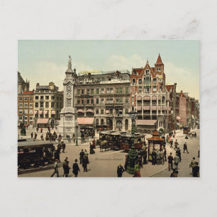 Carte Postale Vintage - Amsterdam, Pays-Bas