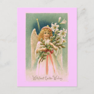 Carte postale vintage Angel Pâques