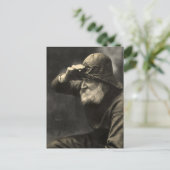 Carte Postale Vintage Anglais Pêcheur Nautique Antique Beard (Debout devant)