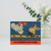 Carte postale vintage Antique Halloween (Debout devant)