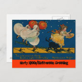 Carte postale vintage Antique Halloween (Devant / Derrière)