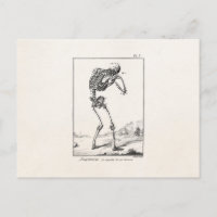 Vintage Antique Squelette humain Médicale Anatomie