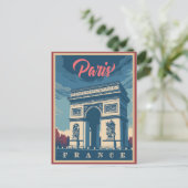 Carte postale Vintage Arc de Triomphe (Debout devant)