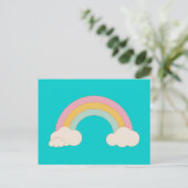 Carte Postale Vintage arc-en-ciel (Debout devant)
