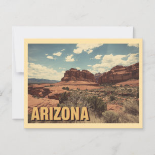 Carte Postale Vintage Arizona Travel