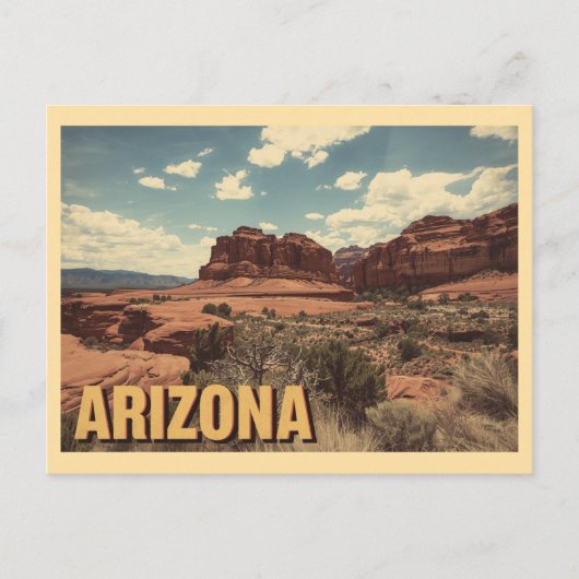 Carte Postale Vintage Arizona Travel (Devant)