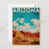 Carte postale vintage Arizona Travel (Devant / Derrière)