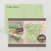 Carte Postale Vintage Arkansas (Devant / Derrière)