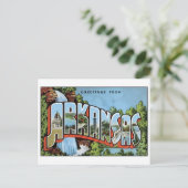 Carte postale vintage Arkansas (Debout devant)