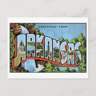 Carte postale vintage Arkansas