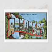 Carte postale vintage Arkansas (Devant)