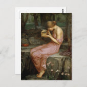 Carte Postale Vintage Art John William Waterhouse Psyche (Devant / Derrière)