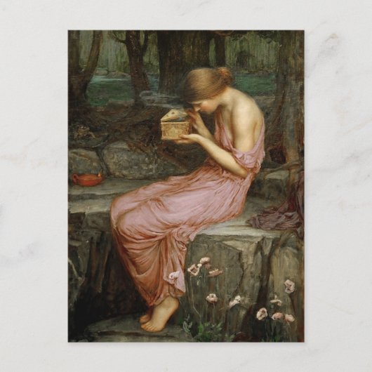 Carte Postale Vintage Art John William Waterhouse Psyche (Devant)