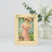 Carte postale vintage Art Pâques (Debout devant)