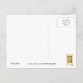 Carte postale vintage Art Pâques (Dos)