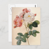 Carte postale vintage Art rose (Devant / Derrière)