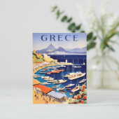 Carte Postale Vintage Athènes Grèce Voyage (Debout devant)