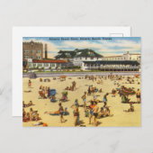 Carte Postale Vintage, Atlantic Beach Hotel, Floride (Devant / Derrière)