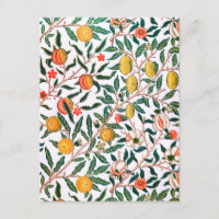 Carte postale Vintage au citron vert de jardin