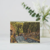 Carte Postale Vintage, Ausable, Chasme, New York (Debout devant)