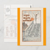 Carte postale vintage australienne vitamines (Devant / Derrière)