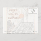 Carte postale vintage australienne vitamines (Dos)