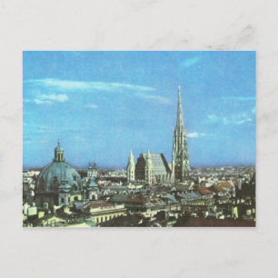 Carte Postale Vintage AUstria Vienna, cathédrale de St Stephen