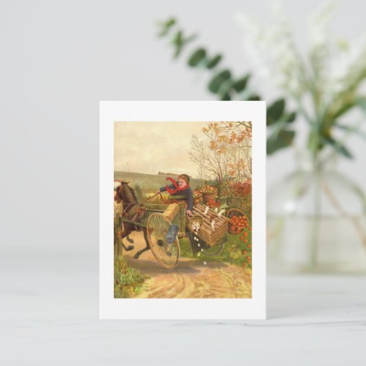 Carte postale vintage Automne (Debout devant)