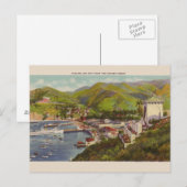 Carte postale vintage Avalon California Bay Chime (Devant / Derrière)