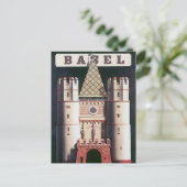 Carte Postale Vintage Bâle Suisse (Debout devant)