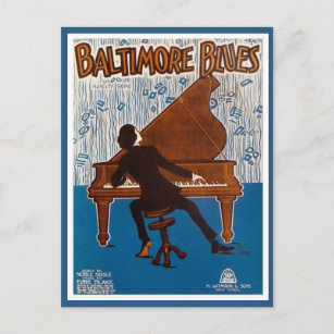 Carte Postale Vintage Baltimore blues