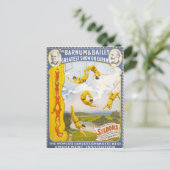 Carte Postale Vintage Barnum et Bailey Circus (Debout devant)