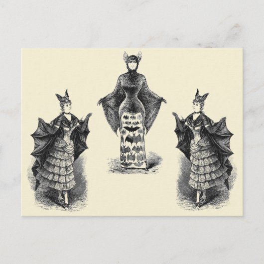 Carte Postale Vintage Bat Ladies (Devant)