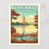 Carte Postale Vintage Baton Rouge Louisiane (Devant)