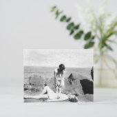 Carte postale vintage Beach (Debout devant)