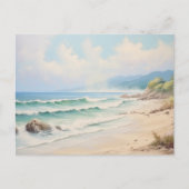 Carte postale vintage Beach (Devant)