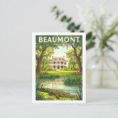 Carte Postale Vintage Beaumont Texas (Debout devant)
