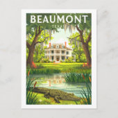 Carte Postale Vintage Beaumont Texas (Devant)
