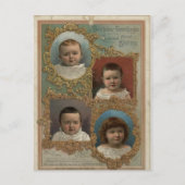carte postale vintage bébé (Devant)