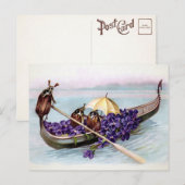 Carte postale vintage Beetty Boat Ride (Devant / Derrière)