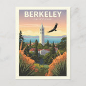 Carte Postale Vintage Berkeley Californie (Devant)