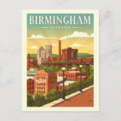 Carte Postale Vintage Birmingham, Alabama (Devant)