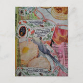 Carte Postale vintage biscuits and butter Collage  (Devant)